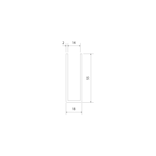 ステン 厚口破損止 磨き 12x55x3000