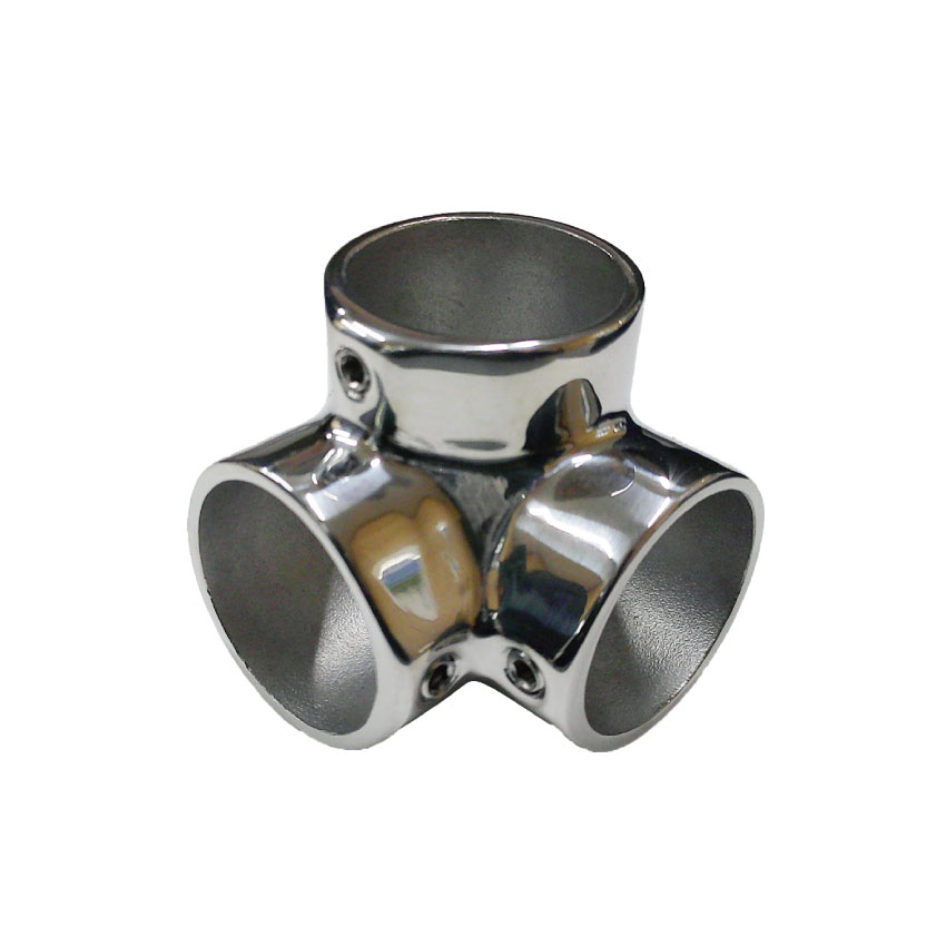 □ステン パイプジョイント（三方向） 鏡面 32ミリ