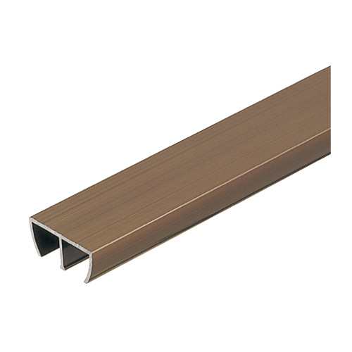 *アルミ 5ミリ面打ハカマ上レール ブロンズ 3640