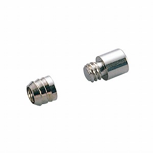 真鍮 12ミリダボ 8号男12x20 Ni（ニッケルメッキ