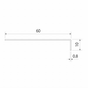 □真鍮 アングル 10x60 #400 2000
