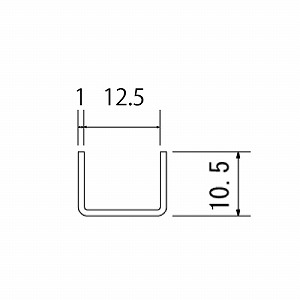 ステン 破損止 HL（ヘアーライン） 12-1x3000